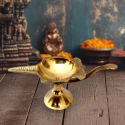 Brass Diya - 02 | Divya Prakash | Brass Shobha Deep | Swarna Jyoti | Brass Shobha Deep | Religious Deep |