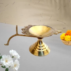 Brass Diya - 07 | Swarna Jyoti | Brass Shobha Deep | Suhana Deepam | Vine of Light |