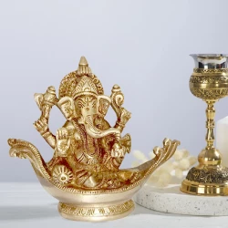 Brass Ganesh ji - 03 | Brass Vinayak | Brass Siddhivinayak | Brass Bappa | Religious Idol