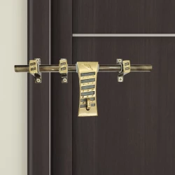 12" Brass Aldrop AL-18 | Brass Door Aldrop | Brass Antique Finish Aldrop | Brass Arla |Double Door Aldrop