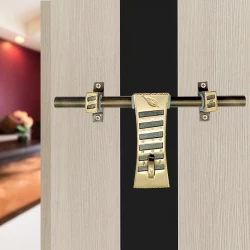 10" Brass Aldrop AL-13 | Antique DC Finish Aldrop | Single Door Aldorp | Brass Door security Aldrop