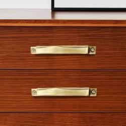 6" 2 Piece Brass Cabinet Handle CH-005 | Brass Antique Handle | Brass Antique Drawer Handle | Brass Antique Window Handle