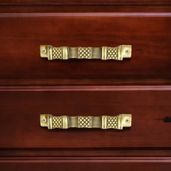 6" 2 Piece Brass Cabinet Handle CH-012 | Brass Antique Handle | Brass Antique Drawer Handle |Antique Finish Handle | Brass Antique Window Handle