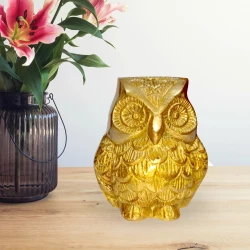 Big Brass Owl |Home Decor Item | Office Decor | Brass Owl | Art Of Brass | Owl Showpiece | Symbol Of Lock
