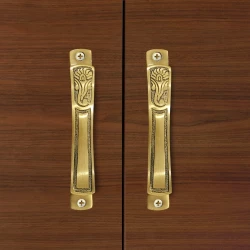 6" 2 Piece Brass Cabinet Handle CH-007 | Brass Antique Handle | Brass Antique Drawer Handle | Brass Antique Window Handle