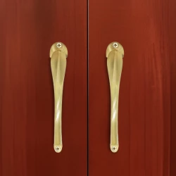 7" 2 Piece Brass Cabinet Handle CH-016 | Brass Antique Handle | Brass Antique Drawer Handle | Brass Antique Window Handle