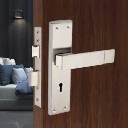 SS Mortise lock SSML-202 |Heavy Duty Mortise Door Lock for Bedroom | SS Heavy Duty 3 Key Mortise Door Lock |SS 6 Lever Mortise Lock | SS Heavy Duty 3 Key Mortise Door Lock |