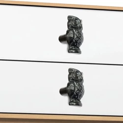 42mm Cast Iron Knobs CIK-008 | Cast Iron knob Z- Black Powder Coating Finish | Iron Cabnite Knobs| Iron Drawer Knobs |