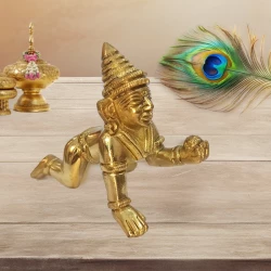 3" Brass Laddu Gopal BLG-002 | Bal Gopal | Krishna Gopala Idol Statue | Pure Brass Gopala Pital Murti Idol Size 3 3" Brass Laddu Gopal BLG-002 | Bal Gopal | Krishna Gopala Idol Statue | Pure Brass Gopala Pital Murti Idol Size 3"